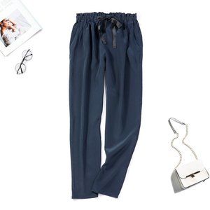 Women's 100% Pure Silk Belted